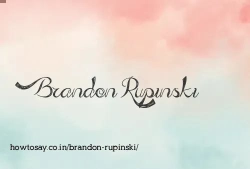 Brandon Rupinski