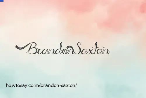 Brandon Saxton