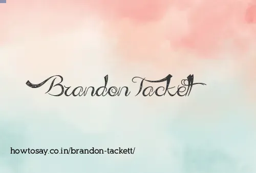 Brandon Tackett