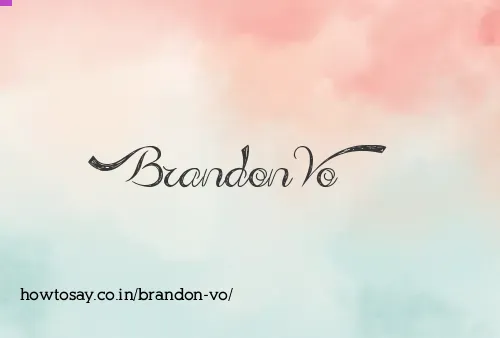 Brandon Vo