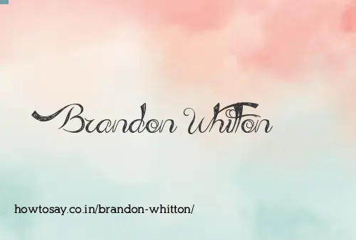 Brandon Whitton