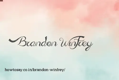 Brandon Winfrey