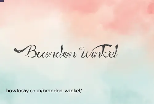Brandon Winkel