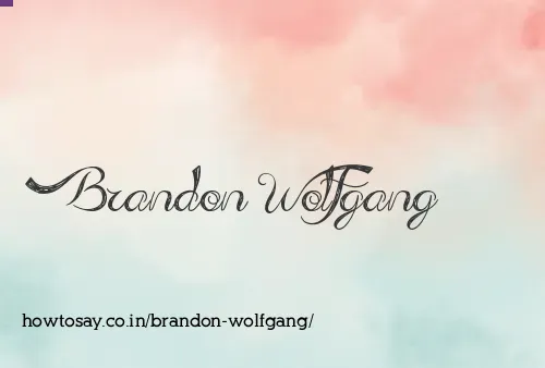 Brandon Wolfgang