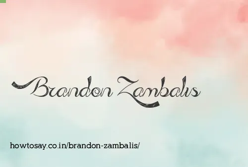 Brandon Zambalis