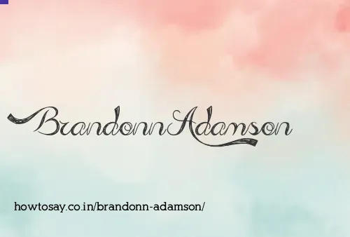 Brandonn Adamson