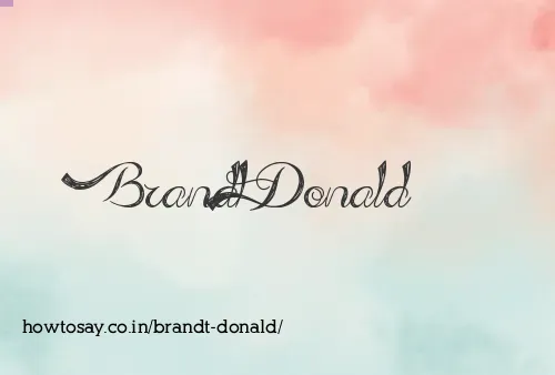 Brandt Donald