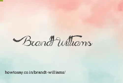 Brandt Williams