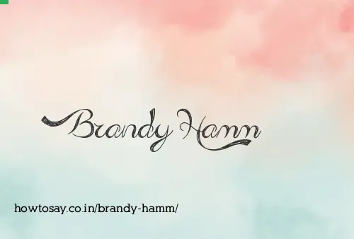 Brandy Hamm