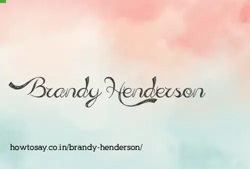 Brandy Henderson