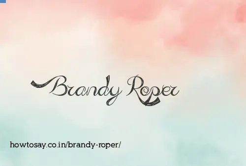 Brandy Roper