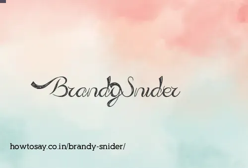 Brandy Snider