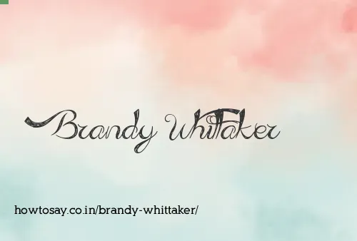 Brandy Whittaker