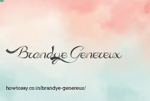 Brandye Genereux