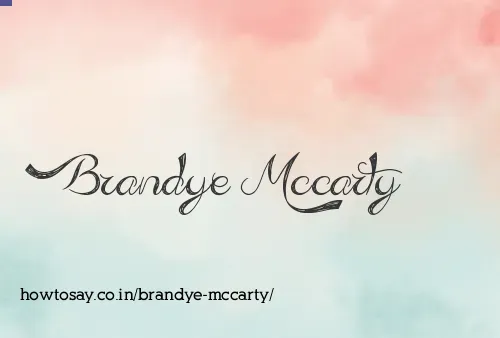 Brandye Mccarty