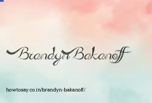Brandyn Bakanoff