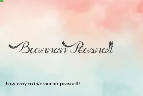 Brannan Peasnall