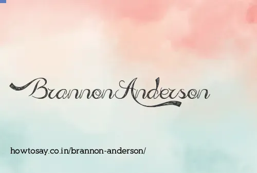 Brannon Anderson