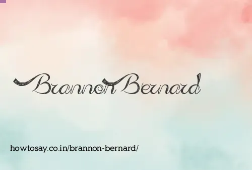 Brannon Bernard
