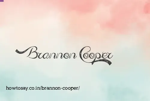 Brannon Cooper