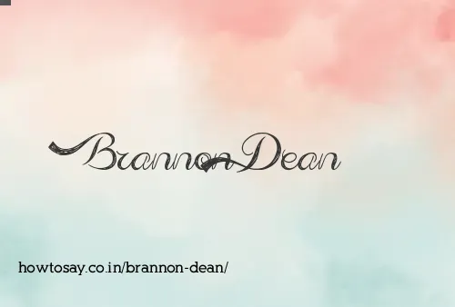 Brannon Dean
