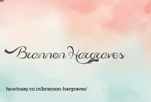 Brannon Hargraves