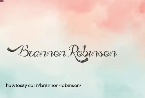 Brannon Robinson