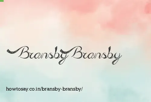 Bransby Bransby