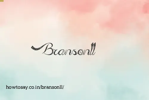 Bransonll