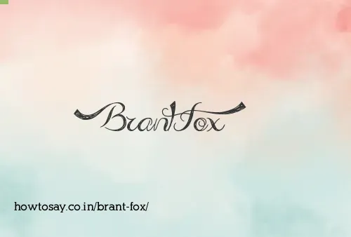 Brant Fox