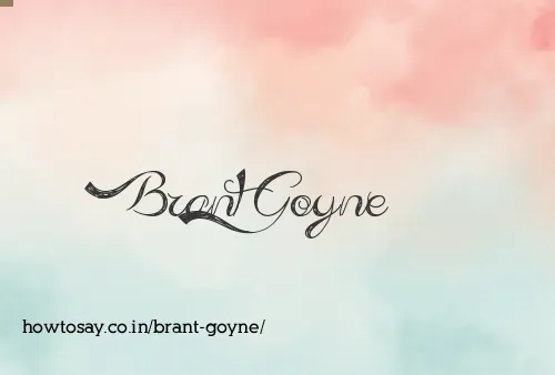 Brant Goyne