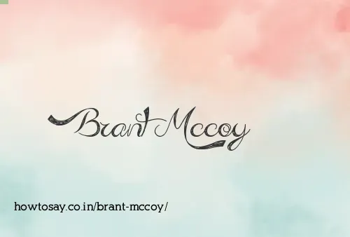 Brant Mccoy