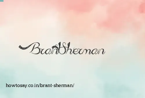 Brant Sherman