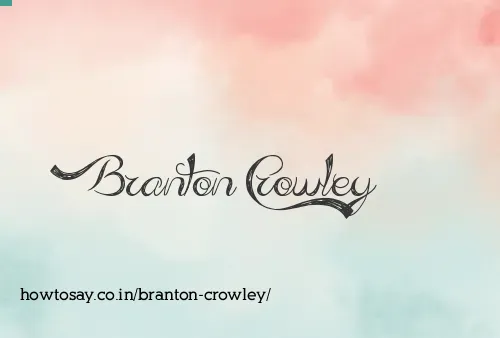 Branton Crowley
