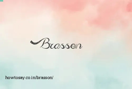 Brasson