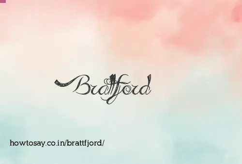 Brattfjord