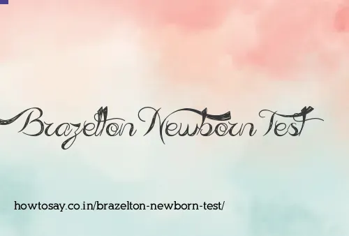 Brazelton Newborn Test
