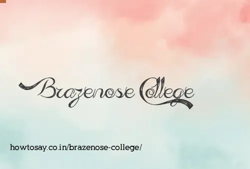 Brazenose College