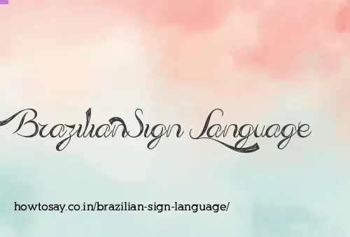 Brazilian Sign Language