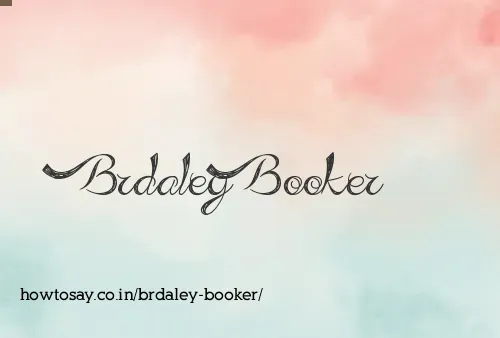 Brdaley Booker