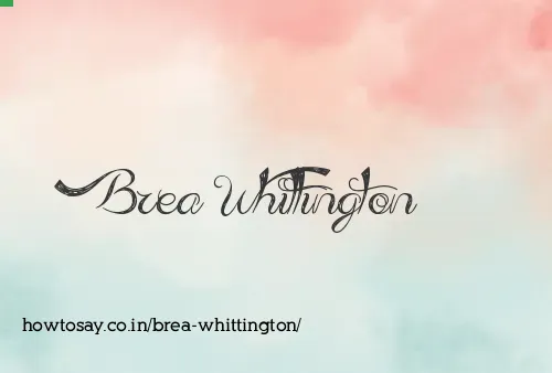 Brea Whittington