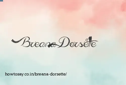 Breana Dorsette