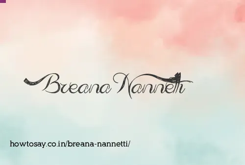 Breana Nannetti