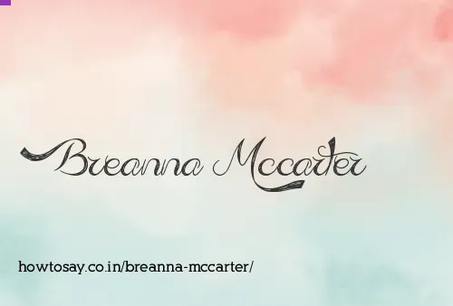 Breanna Mccarter