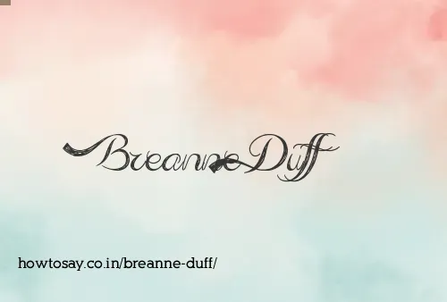 Breanne Duff