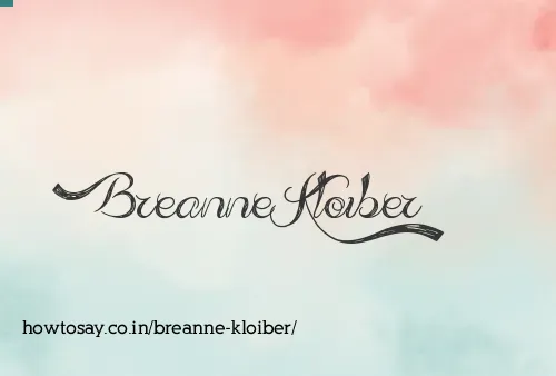 Breanne Kloiber