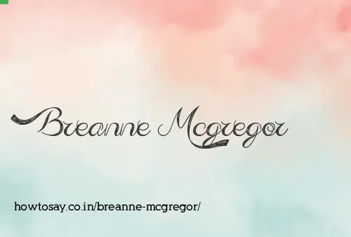 Breanne Mcgregor