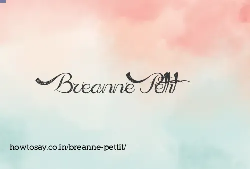 Breanne Pettit