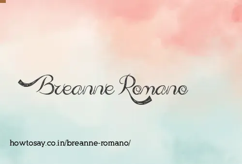 Breanne Romano