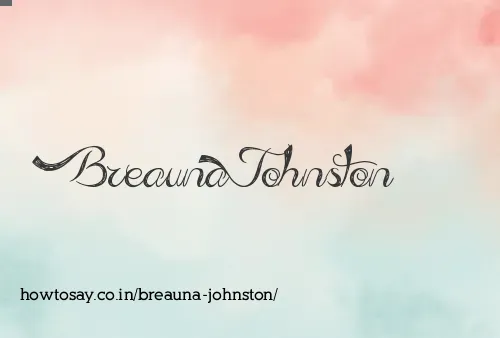Breauna Johnston